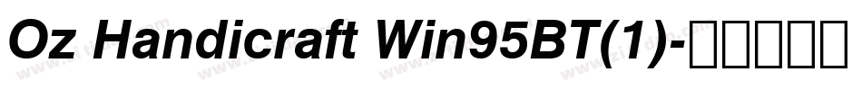 Oz Handicraft Win95BT(1)字体转换
